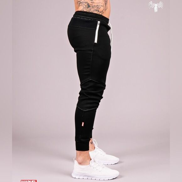 MARVEL VENOM Performance Joggers black size XL nwt - Picture 6 of 8